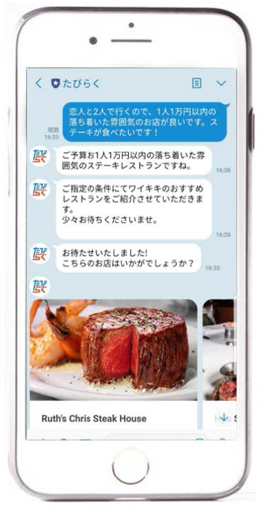 たびらく画面イメージ